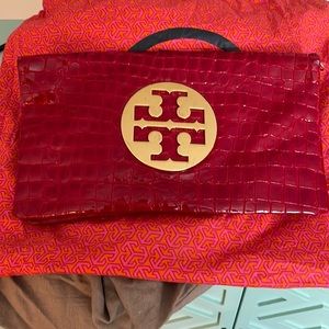 Tory Burch Red Leather Purse